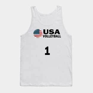 USA Volleyball #1 T-shirt Design Tank Top